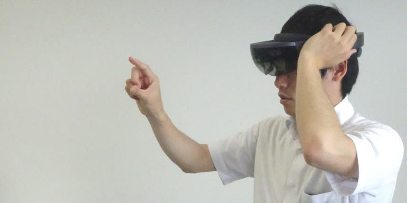 HoloLens体験写真