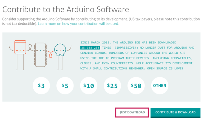 Arduino IDE Just Download